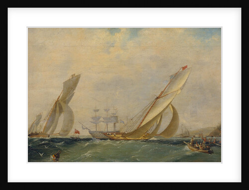 Frigate on a sea, 1838 by Ivan Konstantinovich Aivazovsky