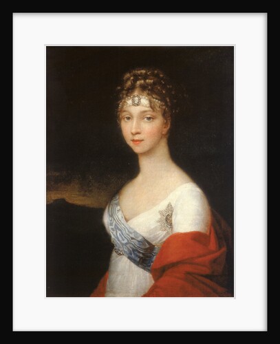 Portrait of Empress Elizabeth Alexeievna, Princess Louise of Baden, after 1806 by Anonymous