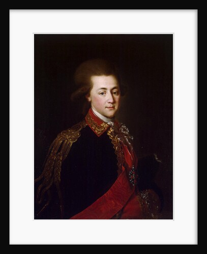 Portrait of the palace-aide-de-camp Alexander Lanskoy, the Catherine II favorite, 1784 by Anonymous
