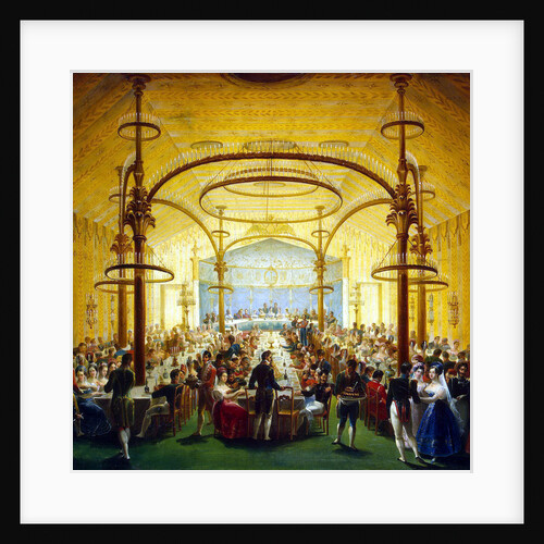 Ceremonial Dinner in Honour of the Moscow Governor-General Prince Dmitry Golitsyn, 1830s by Anonymous