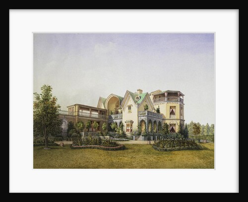Cottege Palace in the Alexandria Park in Peterhof, 1847 by Anonymous