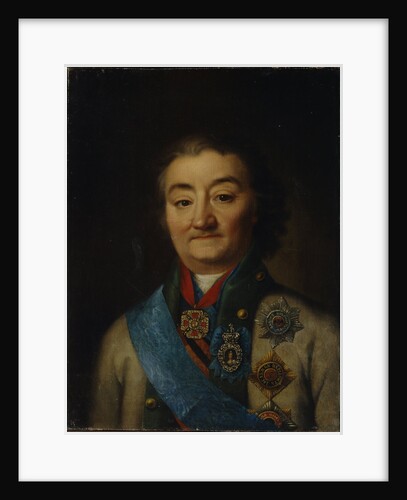Portrait of the commander-in-chief of the fleet Count Alexey Grigoryevich Orlov of Chesma (1737?1808), Late 18th cent by Anonymous