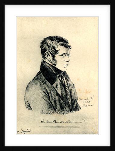 Portrait of the Poet Prince Pyotr A. Vyazemsky After a drawing by O. Kiprensky by Anonymous
