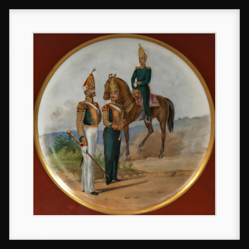 Russian Grenadiers (Plate), 1850s by Anonymous