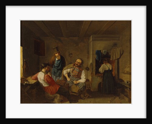 The Draughts Players, End of 19th cen by Anonymous