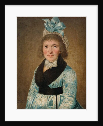 Portrait Of a Woman In a Blue Dress, 1799 by Anonymous
