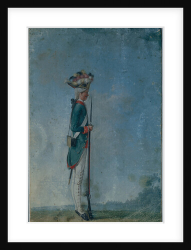 Grenadier of the Preobrazhensky Regiment, End of 1770s by Anonymous