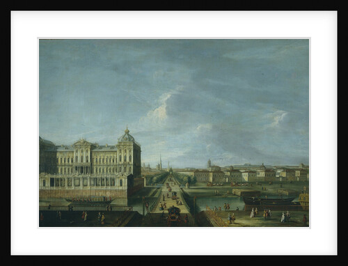View of the Nevsky Prospekt and the Anichkov Palace, Second Half of the 18th cen by Anonymous