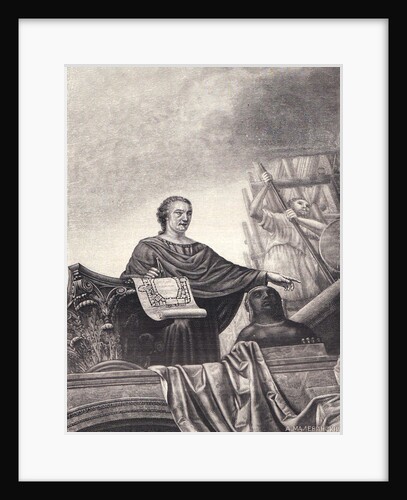 Portrait of the architect Vincenzo Brenna, 1897 by Anonymous