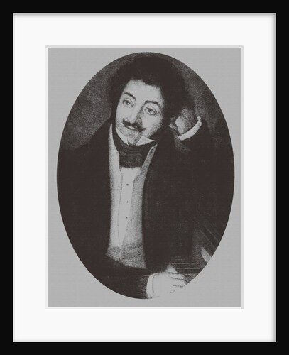 Portrait of the Composer Alexander Aleksandrovich Alyabyev, 1810s by Anonymous