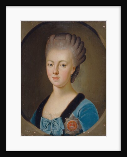 Portrait of Grand Duchess Natalia Alexeyevna of Russia, Princess Wilhelmina Louisa of Hesse-Darmstadt, 1770s by 18th century Anonymous
