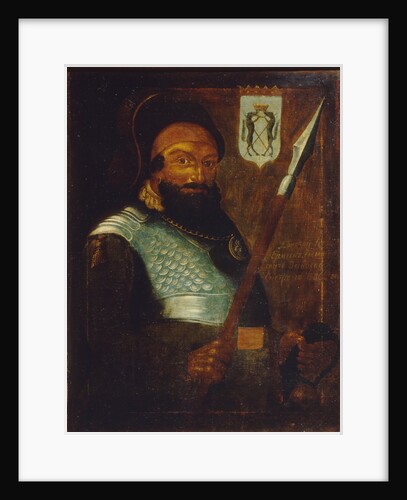 Portrait of the Cossacks leader, Conqueror of Siberia Yermak Timopheyevich (?-1585), Early 18th cen by 18th century Anonymous