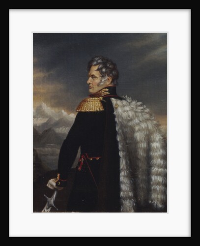 Portrait of the commander-in-chief of the Russian Army on the Caucasus Aleksey Yermolov, 1825 by 18th century Anonymous