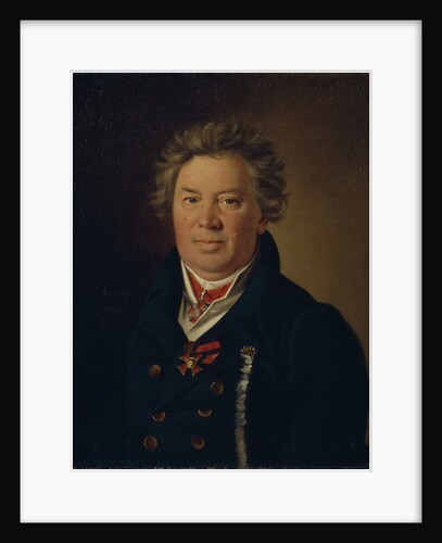 Portrait of the architect Fyodor Kirillovich Sokolov, 1819 by Nikolai Ivanovich Argunov