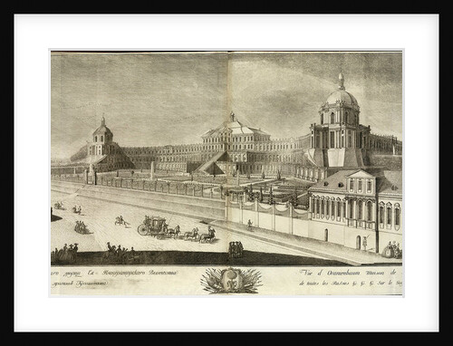 View of the Grand Oranienbaum Palace, 1761 by Prokofy Artemyevich Artemyev