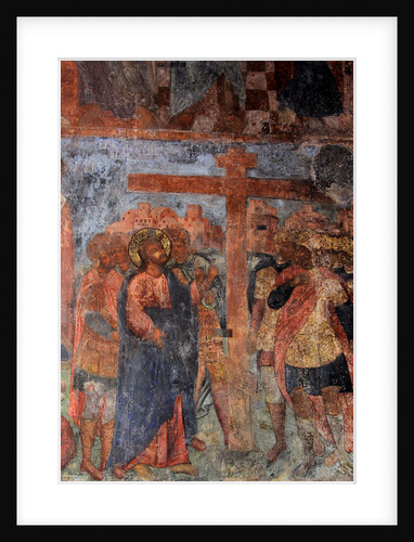 Fresco in the Cathedral of Our Lady of the Sign, Novgorod, Early 18th cen by Ivan Yakovlevich Bakhmatov