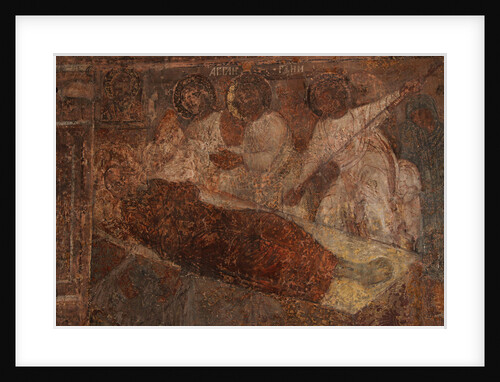 Fresco in the Cathedral of Our Lady of the Sign, Novgorod, Early 18th cen by Ivan Yakovlevich Bakhmatov