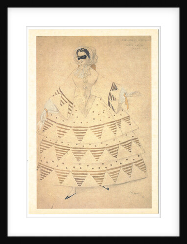 Costume design for the ballet Carnaval by R. Schumann, 1910 by Léon Bakst