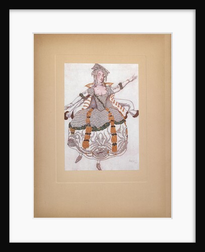 Costume design for the ballet Sleeping Beauty by P. Tchaikovsky, 1921 by Léon Bakst