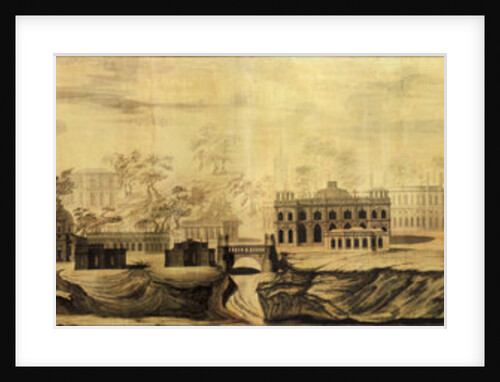 Panoramic view of Tsaritsyno (Design), 1776 by Vasili Ivanovich Bazhenov