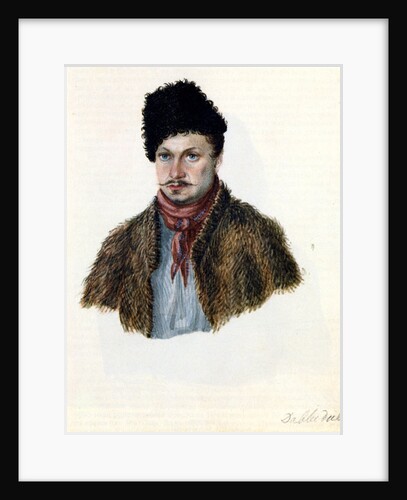 Portrait of Decembrist Vasily Davydov, 1839 by Nikolai Alexandrovich Bestuzhev