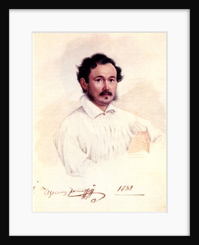 Portrait of Decembrist Duke Dmitry Shchepin-Rostovsky, 1839 by Nikolai Alexandrovich Bestuzhev