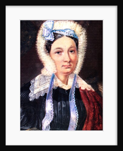 Portrait of Maria Kazimirovna Yushnevskaya, wife of Decembrist Alexander Yushnevsky, 1830-1839 by Nikolai Alexandrovich Bestuzhev