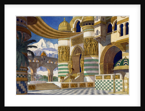 Stage design for the opera Ruslan and Ludmila by M. Glinka, 1913 by Ivan Yakovlevich Bilibin