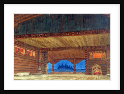 Stage design for the opera Ruslan and Lyudmila by  M. Glinka, 1913 by Ivan Yakovlevich Bilibin