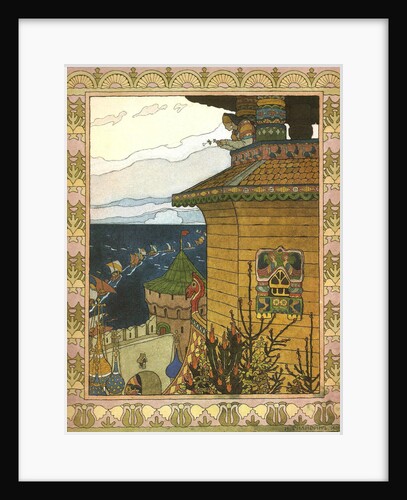 Illustration to the fairytale The White Duck, 1902 by Ivan Yakovlevich Bilibin