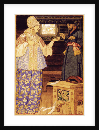 Archers Wife and Andrey the Archer, 1919 by Ivan Yakovlevich Bilibin