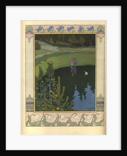 Illustration to the fairytale The White Duck, 1902 by Ivan Yakovlevich Bilibin