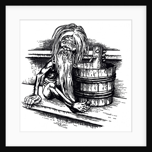 Bannik with ushat, 1934 by Ivan Yakovlevich Bilibin