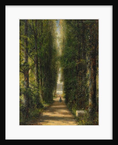 The Avenue, 1867 by Alexei Petrovich Bogolyubov