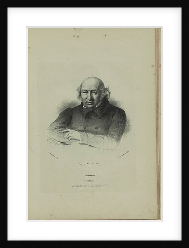 Portrait of the author Prince Alexander Shakhovskoi, 1860s by Pyotr Fyodorovich Borel