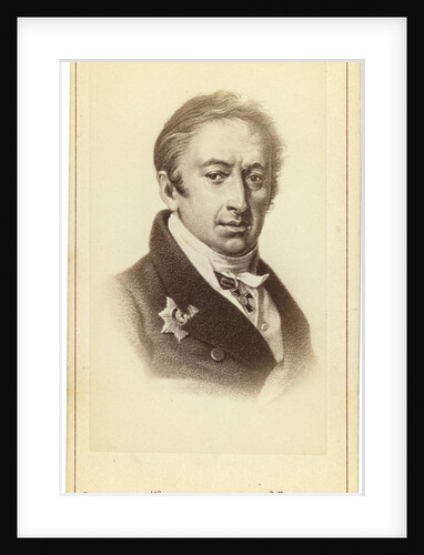 Portrait of the author and Historian Nikolay M. Karamzin by Pyotr Fyodorovich Borel