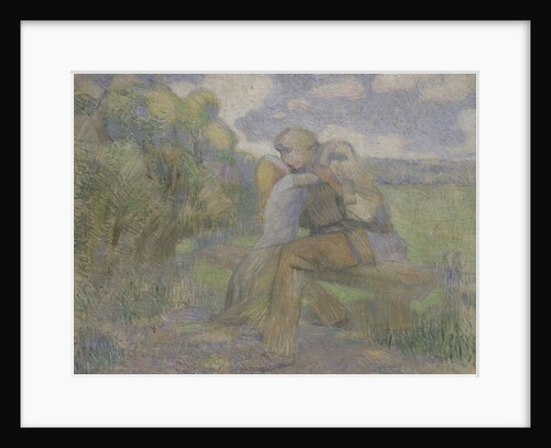 The Kiss, 1897 by Viktor Elpidiforovich Borisov-Musatov