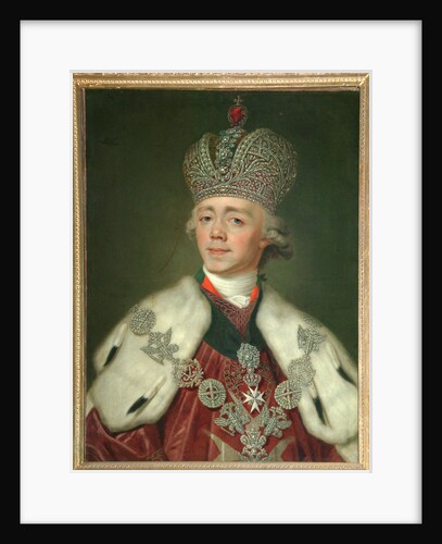 Portrait of the Emperor Paul I of Russia, 1799-1800 by Vladimir Lukich Borovikovsky