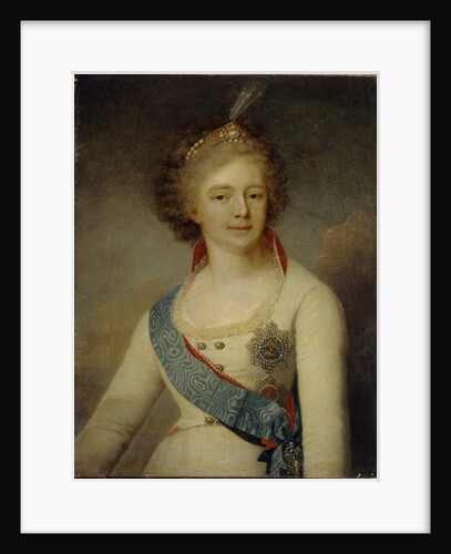 Portrait of Empress Maria Feodorovna in the Chevalier Guard uniform, 1796 by Vladimir Lukich Borovikovsky
