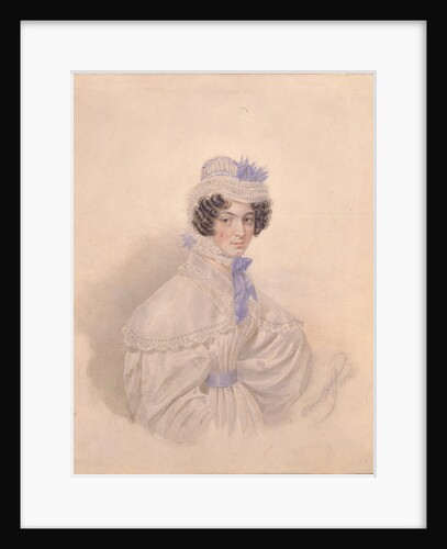 Portrait of Anna Borisovna Bakunina, 1835 by Karl Pavlovich Briullov