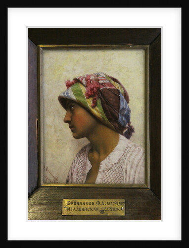 The Italian Girl, 1880 by Feodor Andreyevich Bronnikov