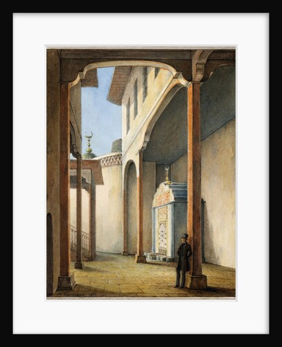 Poet Alexander Pushkin in the Palace of Bahçesaray, 1837 by Nikanor Grigoryevich Chernetsov