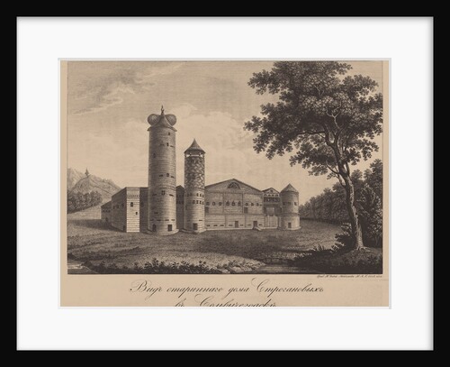 Old House of the Stroganov family in Solvychegodsk, 1842 by Ivan Vasilievich Chessky