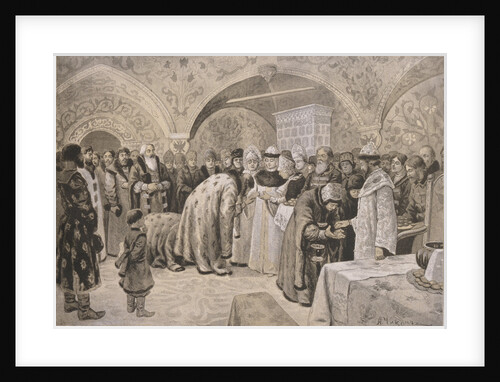Welcome to the Tsarina after the Easter Matins by Alexander Andreyevich Chikin
