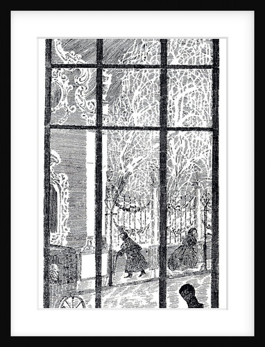 Illustration for The Round Dance of Seasons by K. Balmont, 1907 by Vladimir Petrovich Drittenpreis