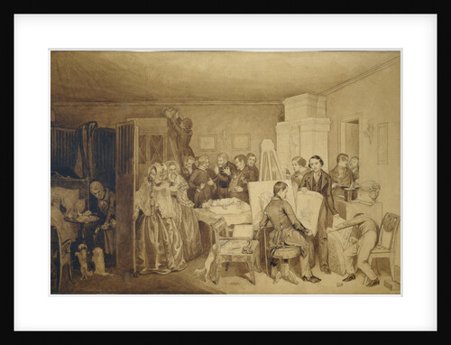 The Consequences of Fidelkas Death, 1844 by Pavel Andreyevich Fedotov