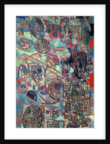 The Man in the World, 1925 by Pavel Nikolayevich Filonov