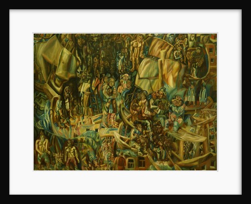 Composition. Ships, 1913-1915 by Pavel Nikolayevich Filonov