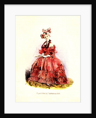 Portrait of Countess Catherine von Tiesenhausen, 1830s by Grigori Grigorievich Gagarin