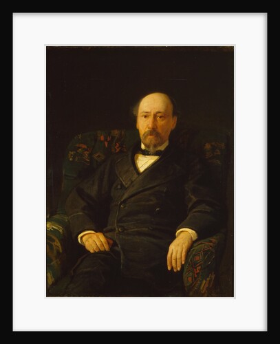 Portrait of the poet Nikolay Nekrasov, 1872 by Nikolai Nikolayevich Ge